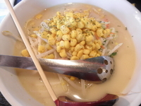 「コーンクリームらーめん 「750円」」@らーめん DOSANKO大将 春日部駅前店の写真