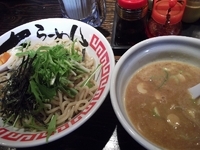 「つけ麺 大盛り1.5玉（麺増量サービス）850円」@らーめん 布袋の写真