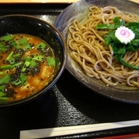 「辛味噌つけ麺800円（大盛り無料） 夜限定」@つけ麺ラーメン 鳴門の写真