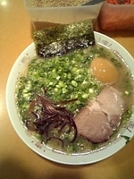 「ねぎらーめん+味玉」@博多長浜らーめん いっきの写真