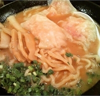 「濃厚海老雲呑麺（850円）」@広州市場 大塚店の写真
