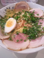 「塩チャーシュー麺+大盛」@再来軒の写真