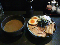 「つけ麺 並（850円）+味玉（サービス）」@めん処 仁兵衛 淵野辺店の写真