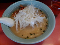 「ねぎラーメン（500円）」@珍々ラーメンの写真