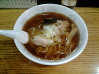 「らーめん（500円）」@中華そば みのやの写真