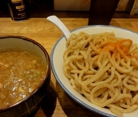 「辛つけ麺（大盛）￥850」@めいげんその写真