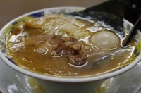 「しょうゆ味玉」@まぐろラーメン 大門の写真