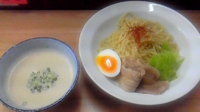 「鶏塩ポタージュつけ麺【790円】」@うぜんの写真