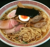 「ラーメン650円スーパーワンタン2個150円」@ラーメン大至の写真