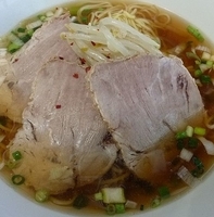「チャーシュー麺 炒飯（ハーフ）付き」@香港飲茶楼ル・パルク ビッグサイト店の写真