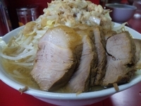 「小豚（ヤサイアブラ）￥750」@ラーメン二郎 西台駅前店の写真