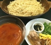 「冷やしつけ麺 赤とうがらし780円」@ラーメン大至の写真