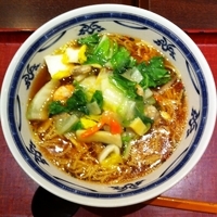 「たっぷり野菜の海鮮あんかけラーメン￥790」@ぼーの香 八幡東店の写真