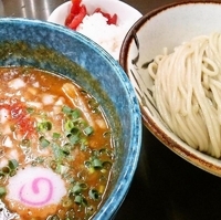 「カレーつけ麺+半ライス（福神漬け付き）+とろけるチーズ（800円」@東池袋大勝軒 ROZEOの写真