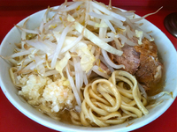 「小ラーメンニンニク（700円）」@ラーメン二郎 小岩店の写真