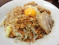 「特製まぜそば」@ジャンクガレッジ 東京ラーメンストリートの写真