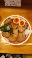 「焼豚麺+煮玉子」@青竹平打ち中華そば 麺壱吉兆の写真