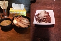 「濃厚魚介豚骨つけそば￥780円（麺大盛り￥100円+味玉￥100」@はりけんラーメンの写真