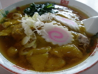 「カレーラーメン（450円）」@大陸中華そば店の写真