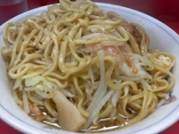 「汁なし（大）」@ラーメン二郎 環七一之江店の写真