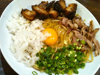 「まぜそば（750円）」@麺バカ息子の写真