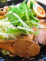 「特製油そば（中盛）￥1,050」@めん処 全力少年 太田店の写真