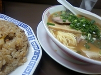 「ラーメン焼飯セット （天龍ラーメン） 750円」@天龍 新大阪店の写真