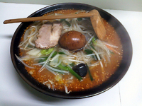 「大五郎ラーメン 味噌（600円）+ライス（200円）」@大五郎の写真