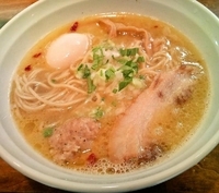 「鶏そば（塩）+味玉（650円+100円）」@はりけんラーメンの写真