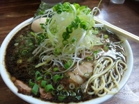 「ねぎちゃーしゅうめん【980円】味玉【100円】」@なんつッ亭 秦野本店の写真