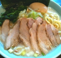 「じゃん家スペシャル塩880円硬め、ごはん（ランチ無料）」@横浜家系ラーメン じゃん家の写真