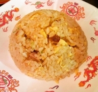 「かけらーめん（煮干し）+半炒飯（500円）」@中華食堂 一番館 高田馬場店の写真