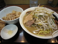 「味噌ラーメン（大盛）+チャーシュー+バラ焼き」@味噌麺処 花道庵の写真