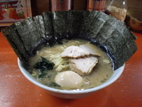 「中盛のりラーメン 850円  味付玉子 100円」@ラーメン林家 木更津店の写真
