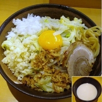 「まぜそば 780円+大盛 200円」@横浜豚骨らーめん やまと屋の写真