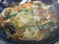 「玉子入りうま辛とろみラーメン￥525+餃子￥210」@餃子の王将 尼宝線寺本店の写真