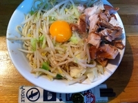 「油そば（ニンニク無し）」@ラーメン髭の写真