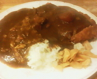 「カツカレー 900円」@ハピネスの写真