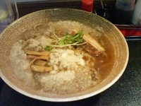 「濃厚にぼし中華そば 背脂2 極太麺」@にぼ兄弟の写真