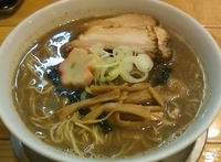 「にぼしそば+チャーシュー2枚」@あってりめんこうじの写真