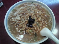 「肉細切りそば、半チャーハン」@喜久の写真