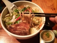 「[限定] 海虎・赤味噌バージョン+追加麺」@影虎の写真