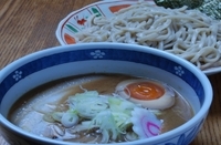 「牛豚鶏つけ麺 750円」@ゑびす印の大笑軒 かめ家の写真