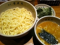 「つけ麺800円 トッピングのり100円」@麺屋吉左右の写真