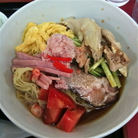 「中華風牛丼・冷やし中華（￥800）」@中国料理 江陽の写真