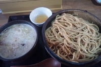 「魚介白湯つけ麺（中盛り）」@ジャンクストーリー 本店の写真