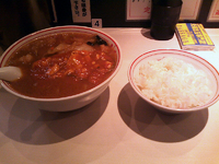 「蒙古タンメン（770円）+小ライス（110円）」@蒙古タンメン 中本 町田店の写真