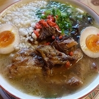 「とんこつ しおらーめん （煮玉子トッピング）」@益蔵坂 かど乃やの写真