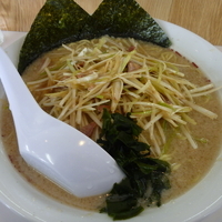 「ねぎラーメン（650）+中盛（100）」@ラーメンショップ椿 真壁店の写真