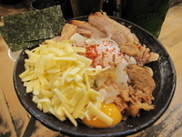 「まぜそば特盛+半肉増+チーズ」@狼煙 〜NOROSHI〜の写真